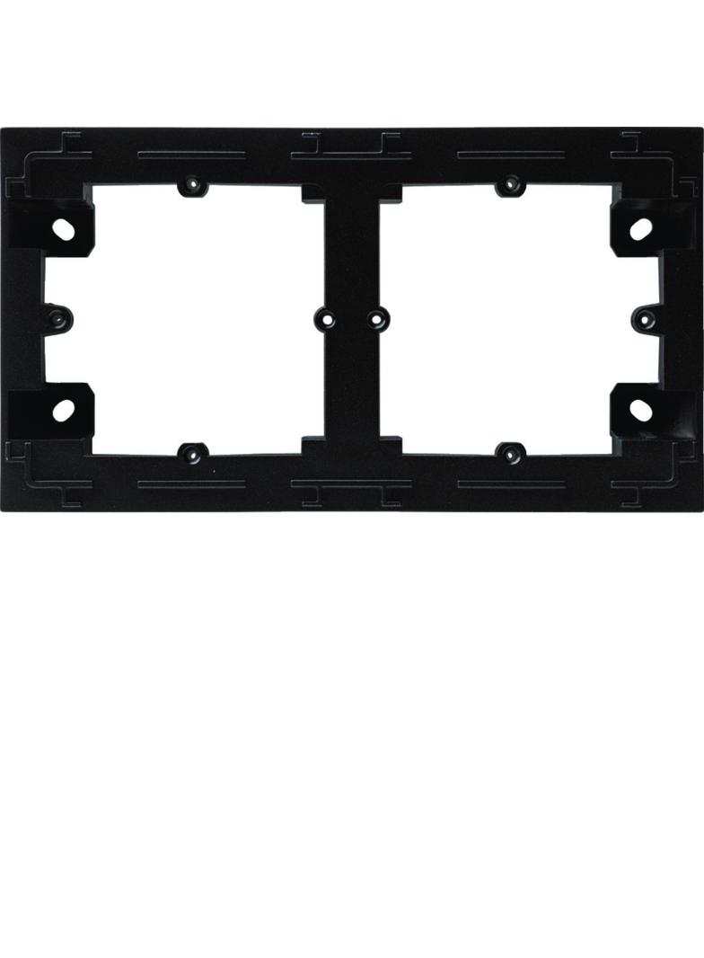 LUMINA INTENSE Adapter natynkowy 2-krotny czarny WL5823 HAGER