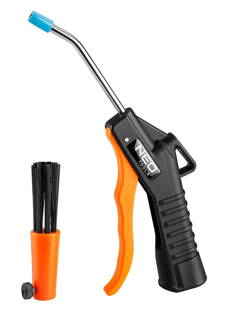 Pistolet do przedmuchiwania ze szczotką