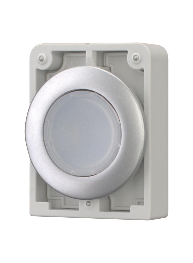 M30C-FDL-W Przycisk podświetlany 30mm płaski biały z samopowrotem 182925 EATON