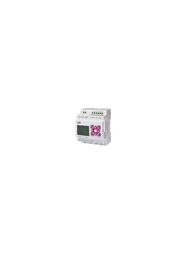 Przek. programowalny 100-240VAC 6/4 we/wy przek. LOGIC-10HR-A 004780001 ETI