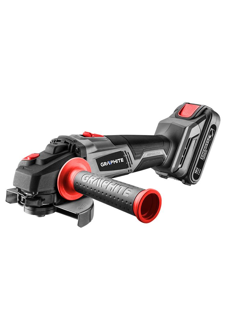 Szlifierka kątowa akumulatorowa bezszczotkowa Energy+ 18V, Li-Ion, tarcza 125mm, bez akumulatora