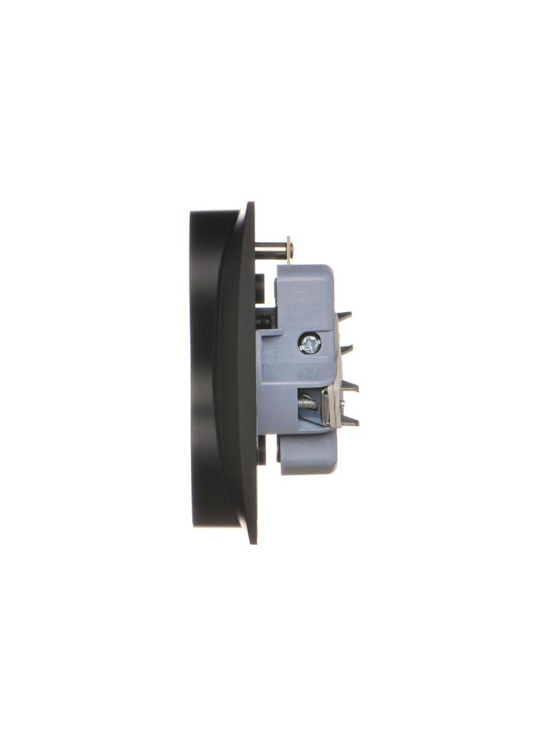 Simon 54 Gniazdo z/u podwójne z funkcją niezm. faz16A z. śrub. monoblok czarny