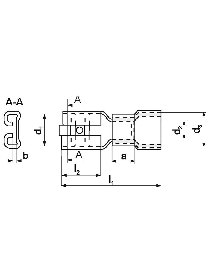 NASUWKA PRZEWODOWA MSE 6,3/6 SN (100 SZT.)
