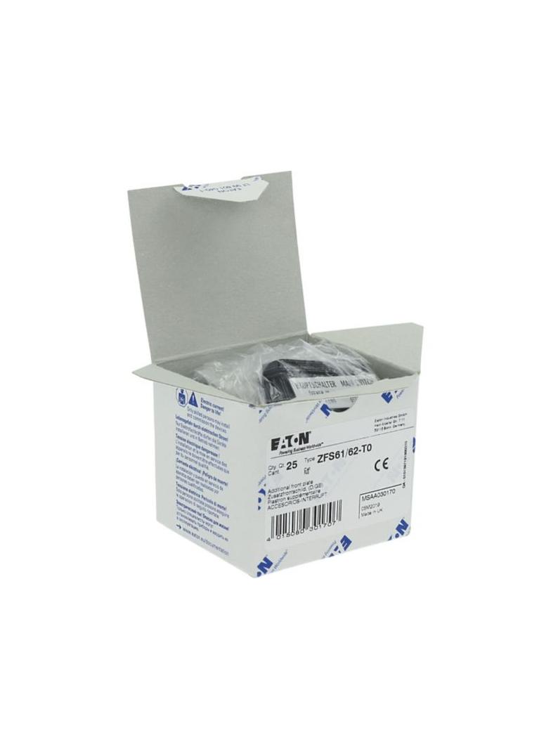 ZFS61/62-T0 Tabliczka czołowa dodatkowa DE/GB 030170 EATON