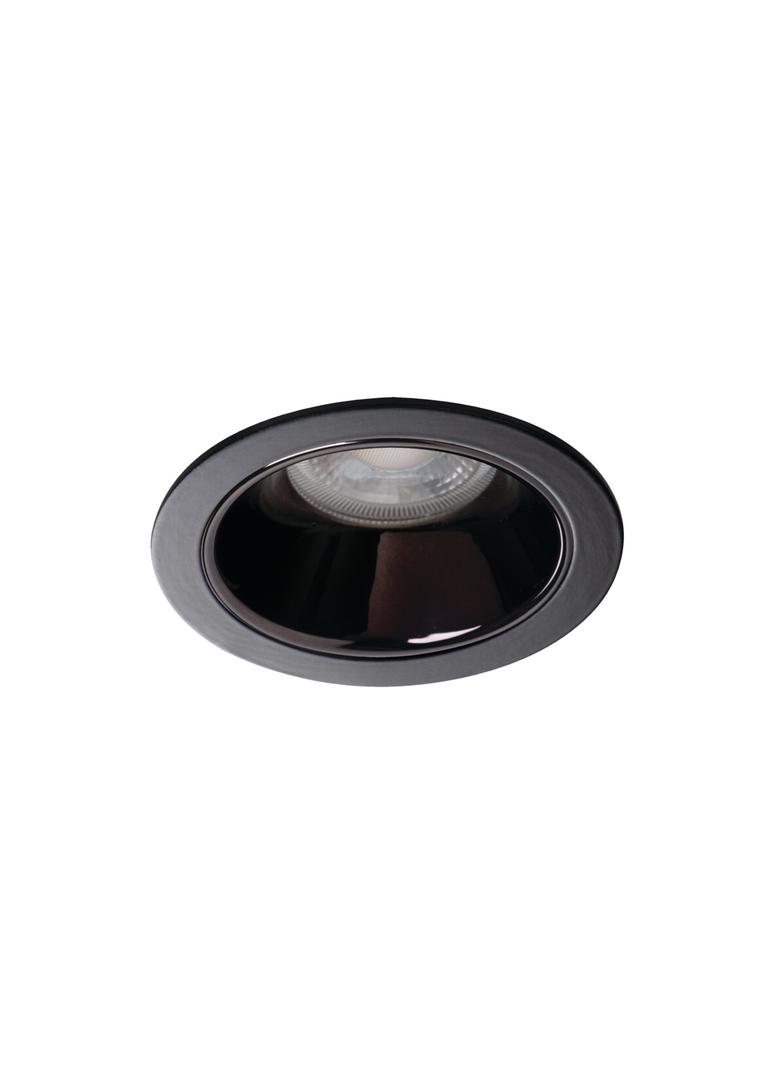 GLOZO DSO B/B Oczko sufitowe GLOZO DSO B/B okrągły stop aluminium kolor czarny 1XGx5,3/GU10 36223 KANLUX