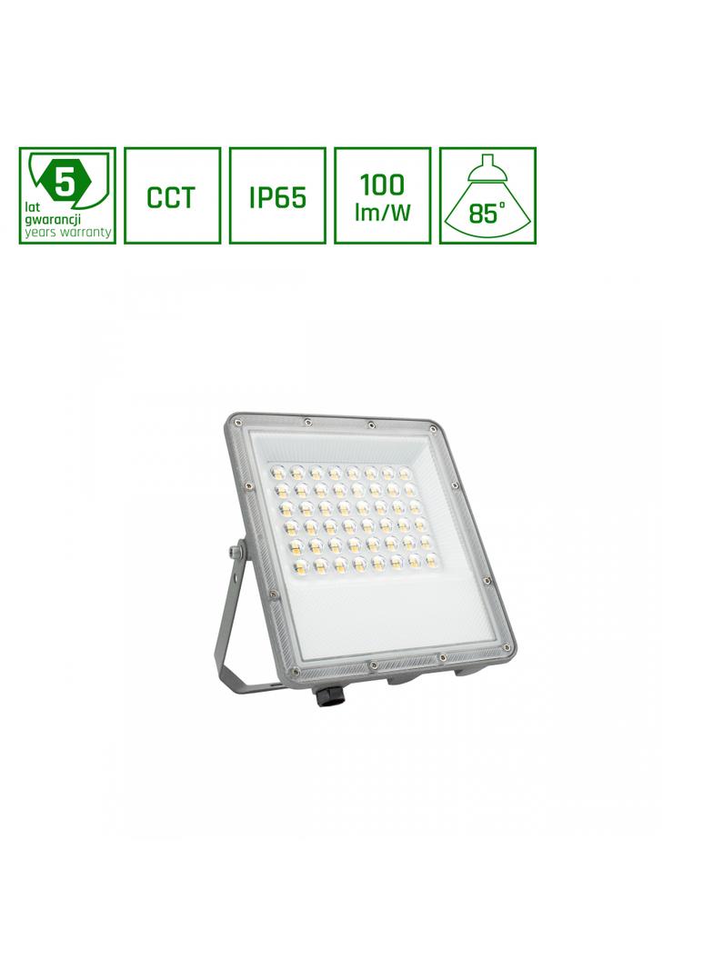 NOCTIS MAX CCT NAŚWIETLACZ 50W CCT 230V IP65 207x174x28mm SZARY 5 LAT GWARANCJI