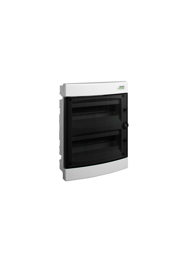 PNF 24T Rozdzielnica podtynkowa drzwi przezroczyste IP40 2 rzędy 2x12 modułów 101514 NOARK