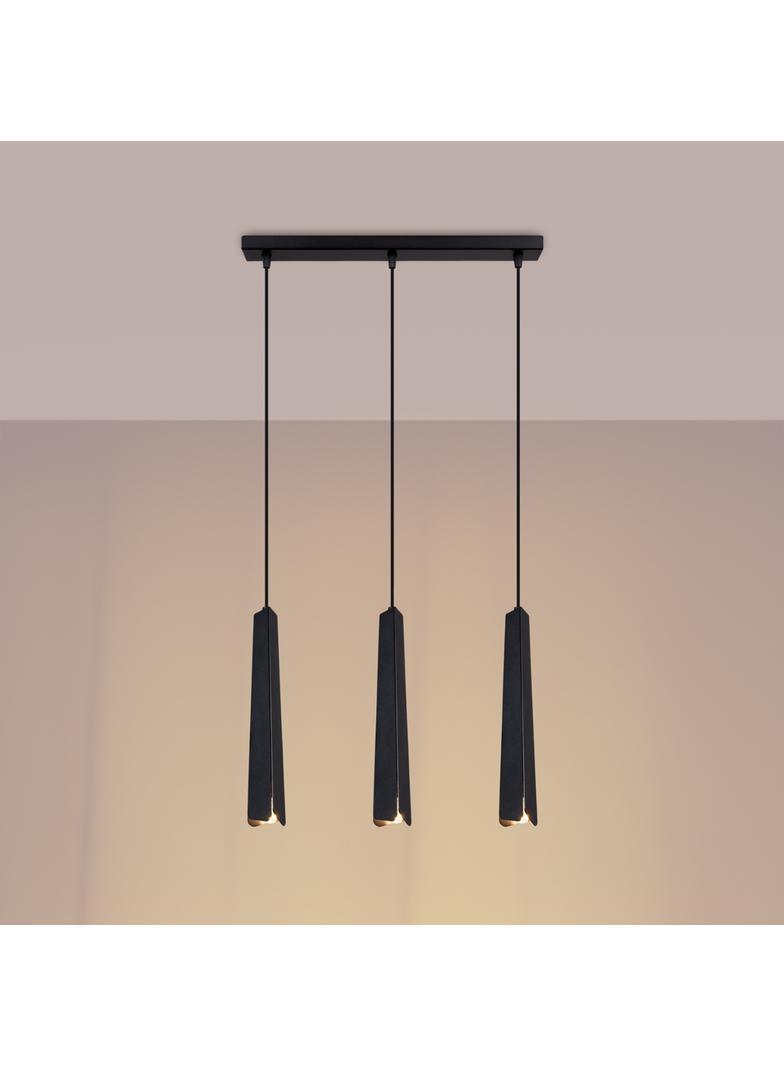 Lampa wisząca PRYSM 3L czarna