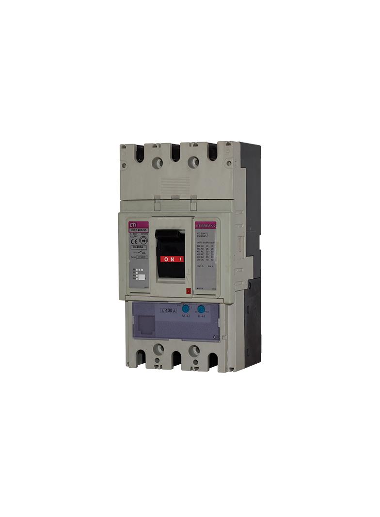 Wyłącznik mocy 36kA wyzw. TM (regulacja magnetyczna) EB2 400/4SF 400A 4p 004671108 ETI