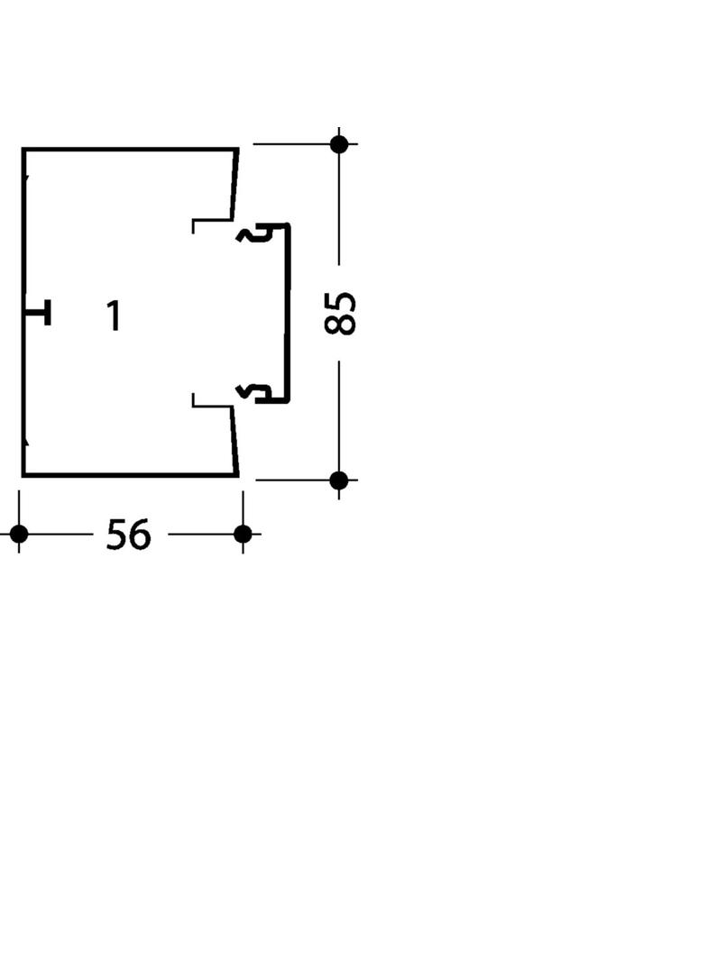 tehalit.GBD Kanał elektroinstalacyjny 50x85mm czarny