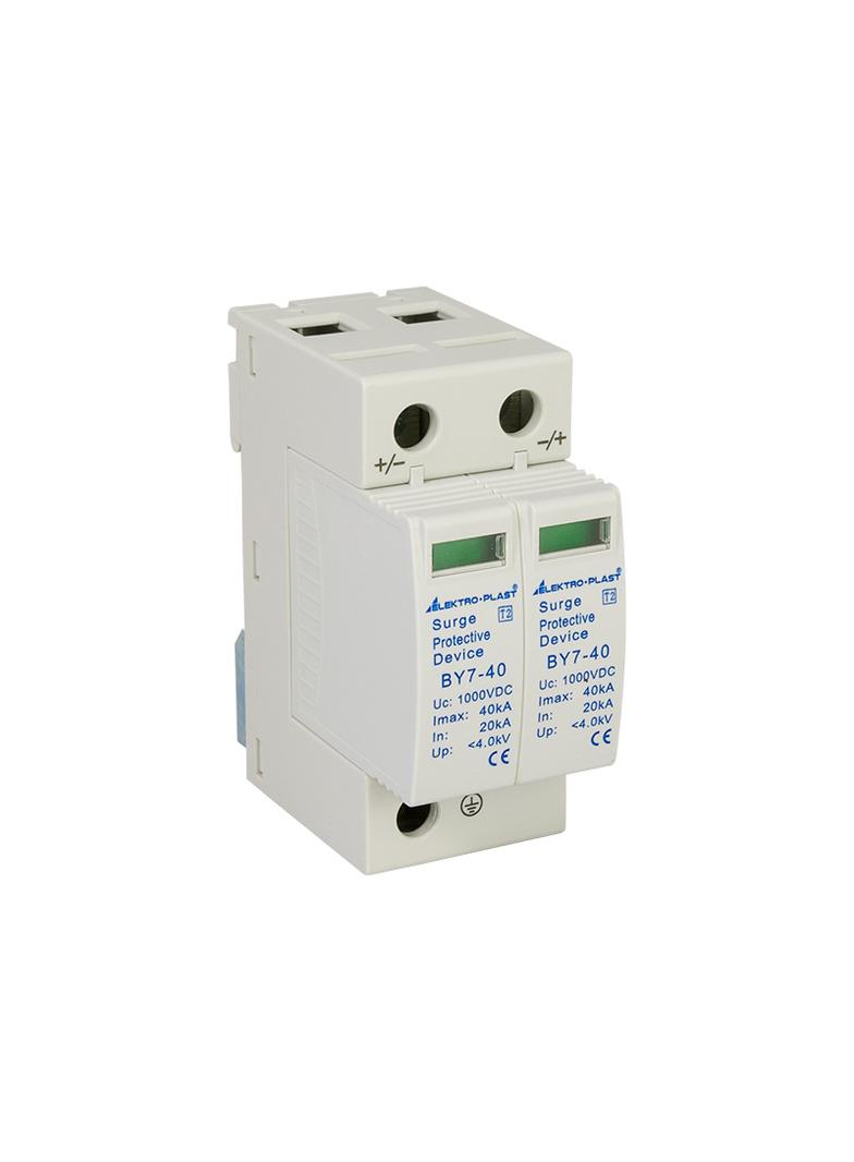 Ogranicznik przepięć PV 2P (T2 DC) 1000VDC BY7-40/2-1000 87.745 OPATÓWEK