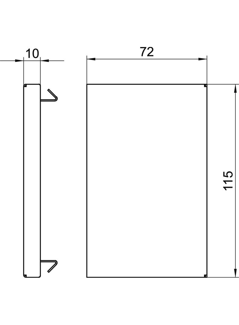 GS-E70110RW, Końcówka 70X110 CZ.B.