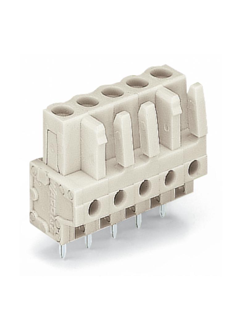 Gniazdo MCS‑MIDI Classic 5‑biegunowe jasnoszare raster 5mm 722‑135 /100szt./ WAGO
