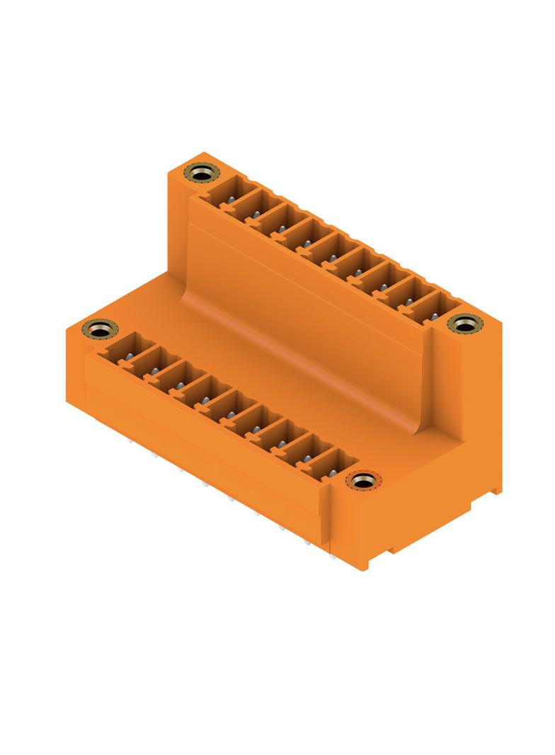SCDV 3.81/18/180F 3.2SN OR BX Wtyki PCB (złącza płyty), 3.81 mm, Liczba biegunów: 18, kąt odejścia: 180° /50szt./ 1035060000 WEIDMÜLLER