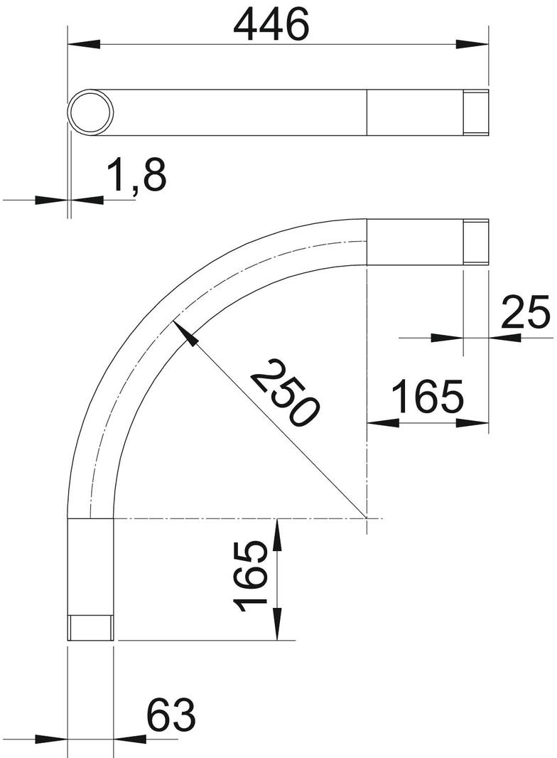 SBNM63 G, Kolanko rurowe