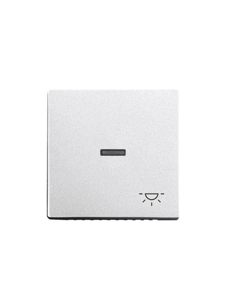 FUTURE Klawisz z symbolem „światło” Do przycisku zwiernego aluminiowo srebrny