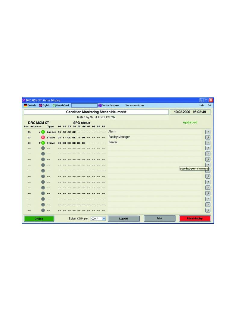 Tester ograniczników, DEHNrecord MCM XT