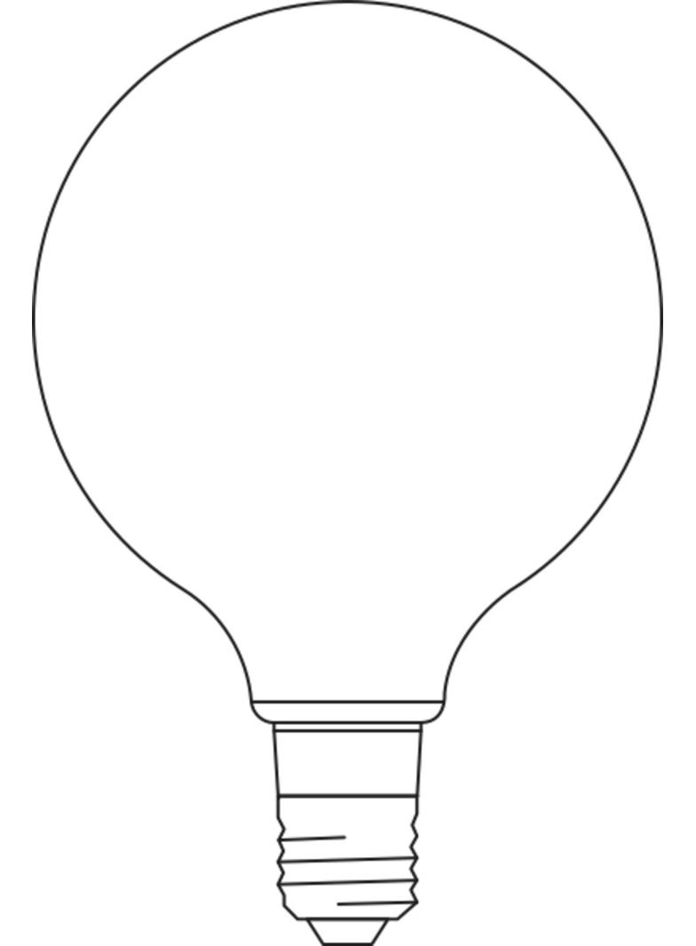 Lampa LED SMART+ WiFi CL Globe125 Gold DIM 53  6W/824 E27