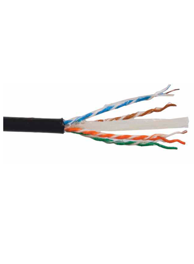 Kabel SecurityNET U/UTP kat. 6 zewnętrzny, żelowany PE 500m