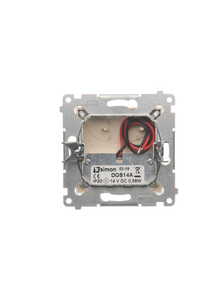 Simon 54 Oprawa oświetleniowa LED 14 V DC 0.56 W białe zimne 5900 K kremowy !Wymagany zasilacz 14V DOS14A.01/41 KONTAKT