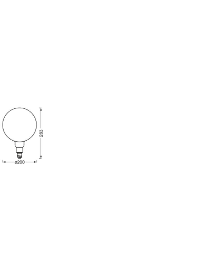 Lampa LED SMART+ WiFi CL Globe200 Smoke DIM 37  6W/825 E27