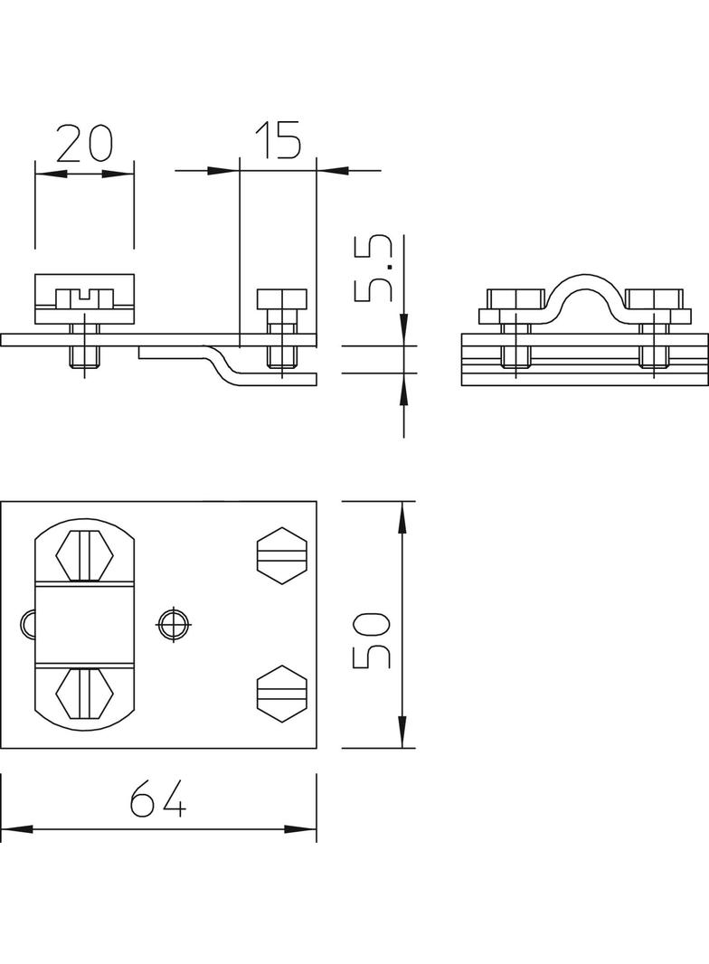 271 8-10 VA, Zacisk krawędziowy