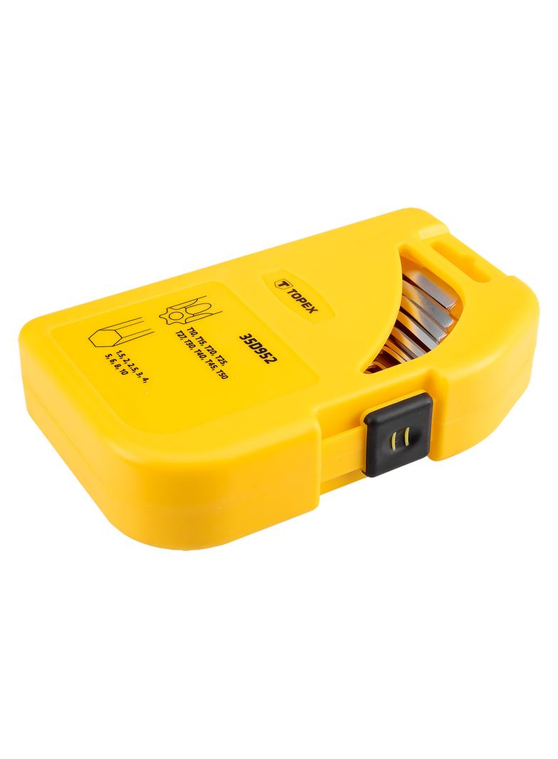 Klucze sześciokątne i Torx, zestaw 18 szt.