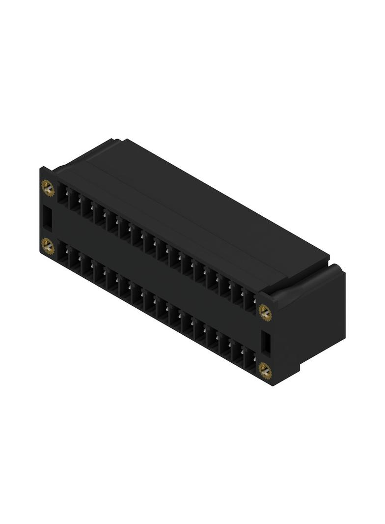 SCD-THR 3.81/32/90F 3.2SN BK BX Wtyki PCB (złącza płyty), 3.81 mm, Liczba biegunów: 32, kąt odejścia: 90° /20szt./ 1974490000 WEIDMÜLLER