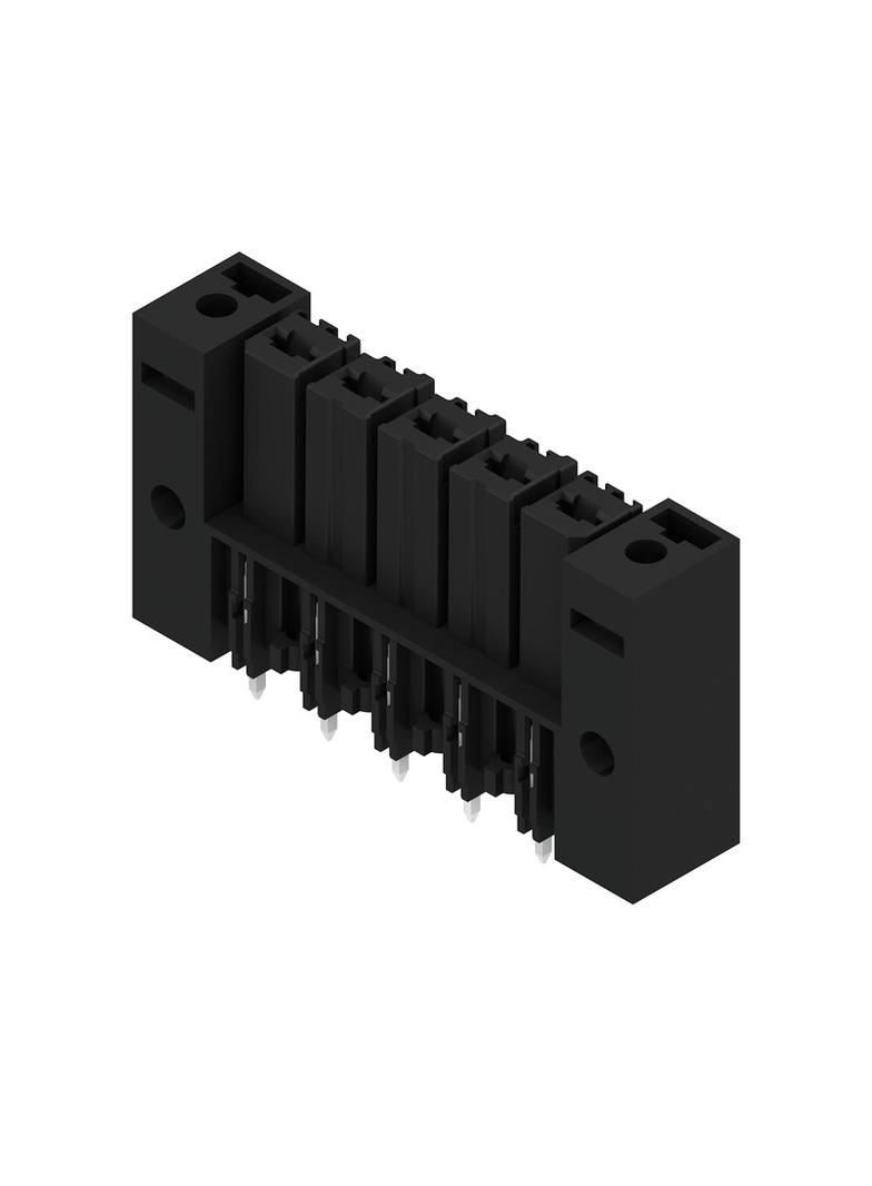 BVL 7.62HP/05/180SFI 3.5SN BK BX Wtyki PCB (złącza płyty), 7.62 mm, Liczba biegunów: 5, kąt odejścia: 180° /50szt./ 1928870000 WEIDMÜLLER