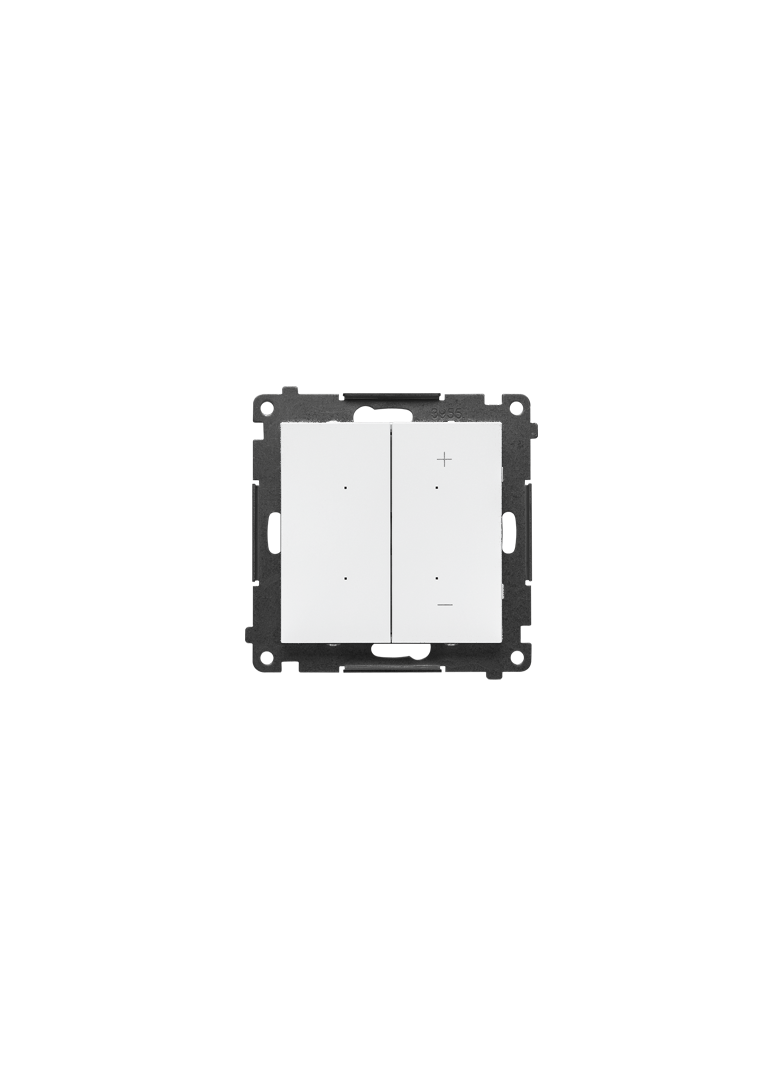 Simon 55 DIMMER RGB – Ściemniacz do pasków RGBW sterowany smartfonem Biały mat TESRGB1W.01/111 KONTAKT