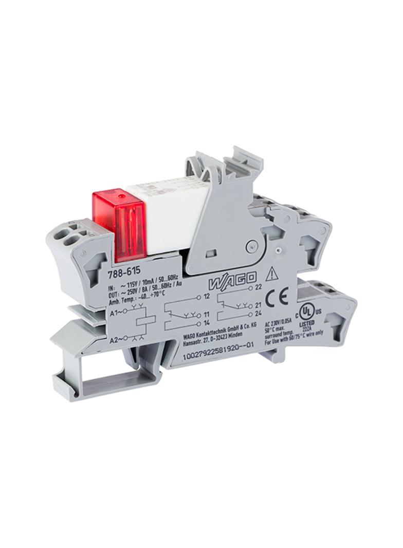 podstawka z przekaźnikiem 115V AC 2p WAGO