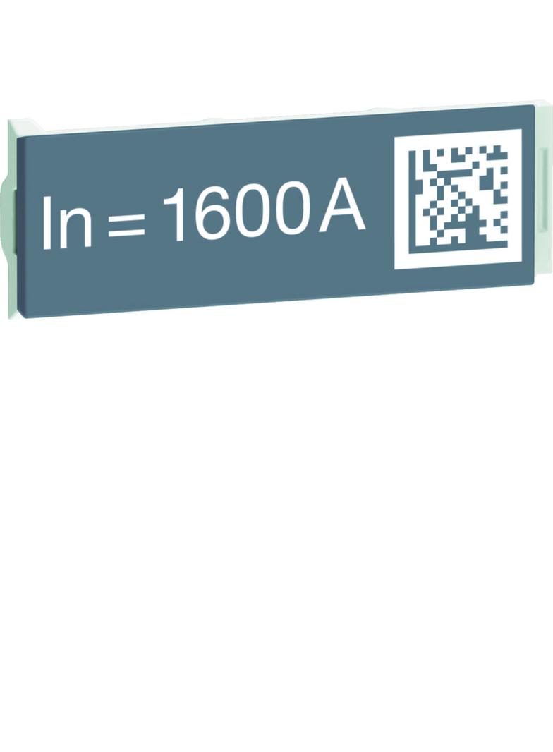ACB HW1 Wtyczka z oznaczeniem znamionowym wyłącznika 1600A