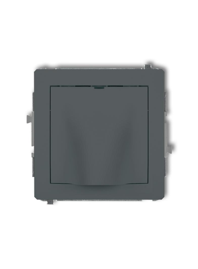 DECO Mechanizm wypustu kablowego grafitowy mat