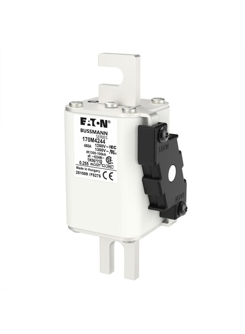 FUSE 450A 1250V 1KN/110 AR CU Wkładka szybka 450A AC 1250V rozmiar 1 53x69x138 mm aR DIN I 170M4244