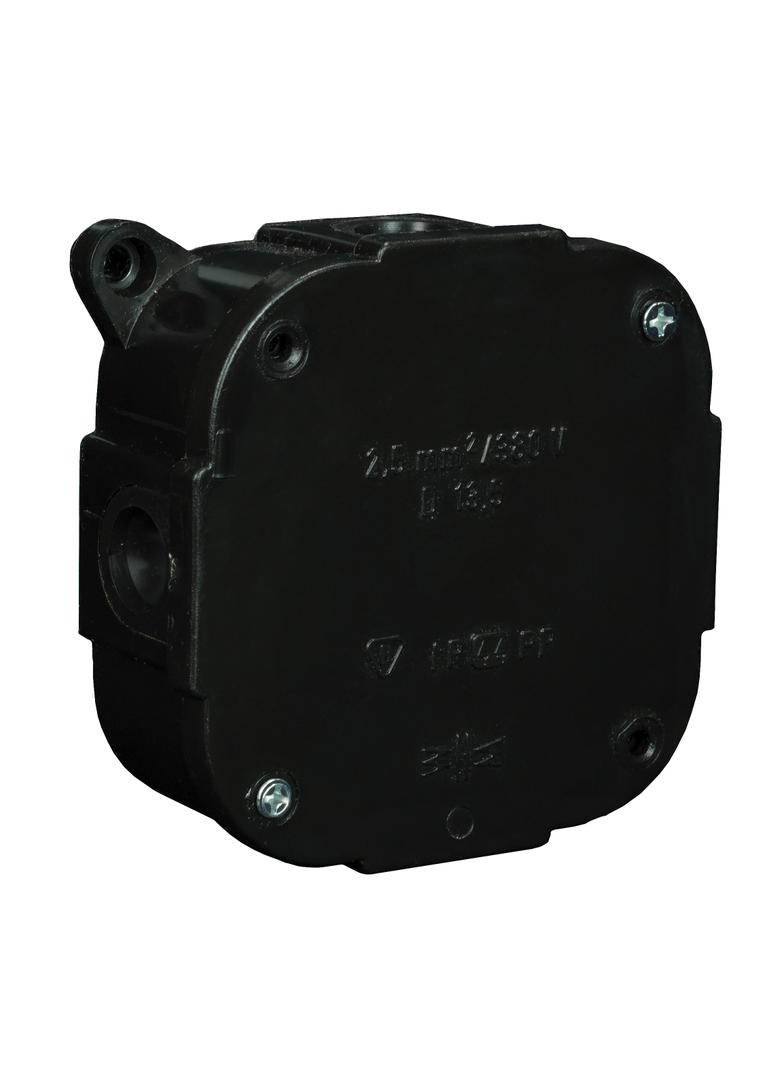 VP-74 Puszka n/t 88x88x40mm IP44 400V czarna VP 074-05 61.174 OPATÓWEK