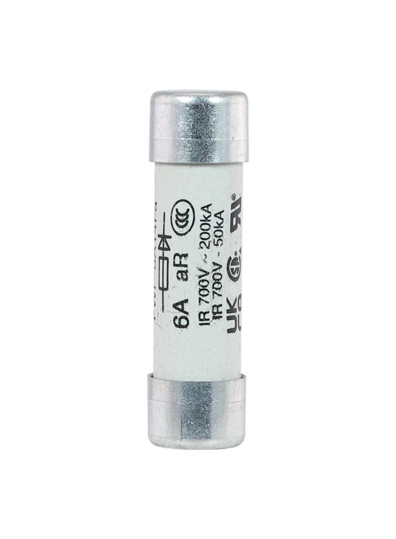 6A 700VAC FERRULE FUSE 14 X 51 MM 6A 700VAC cylindryczna do półprzewodników 14.3 X 50.8MM FWP-6A14F