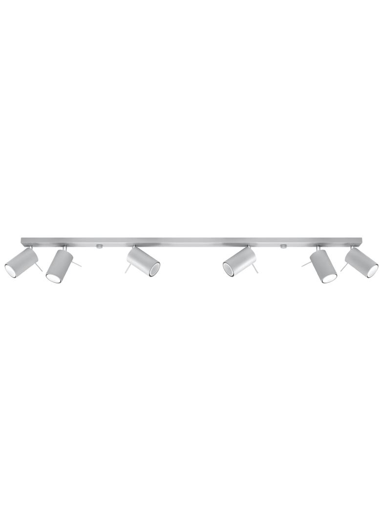 Sollux Plafon RING 6L szary SL.0454