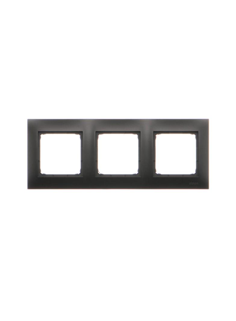 Simon 54 Premium Ramka 3-krotna PREMIUM IP20 / IP44 czarny DR3/49 KONTAKT