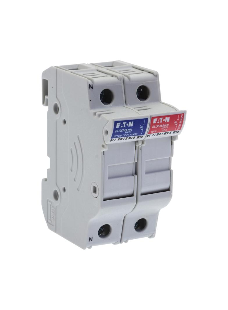 1P&Neutral 10X38MFH30A 600V for Midget Podstawa wkładki cylindrycznej 10x38 1P+1N 32A 690VAC CHM1DNU