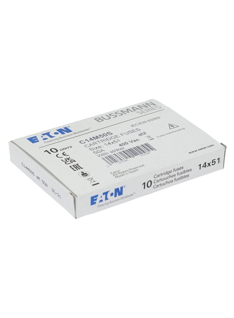 C14M50S Wkładka cylindryczna z wybijakiem 14x51 50A GG 400V AC C14M50S EATON
