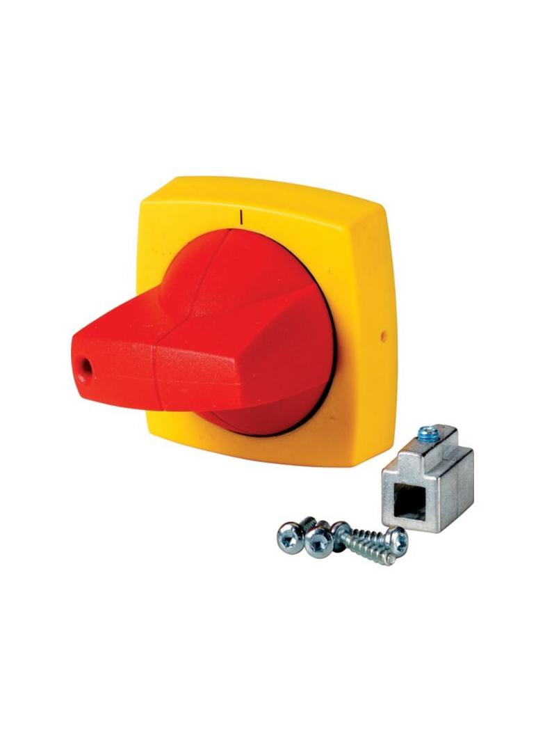 K1CR Dzwignia napędu montaż tablicowy typ C czerwony/żółty 6mm 1818016 EATON