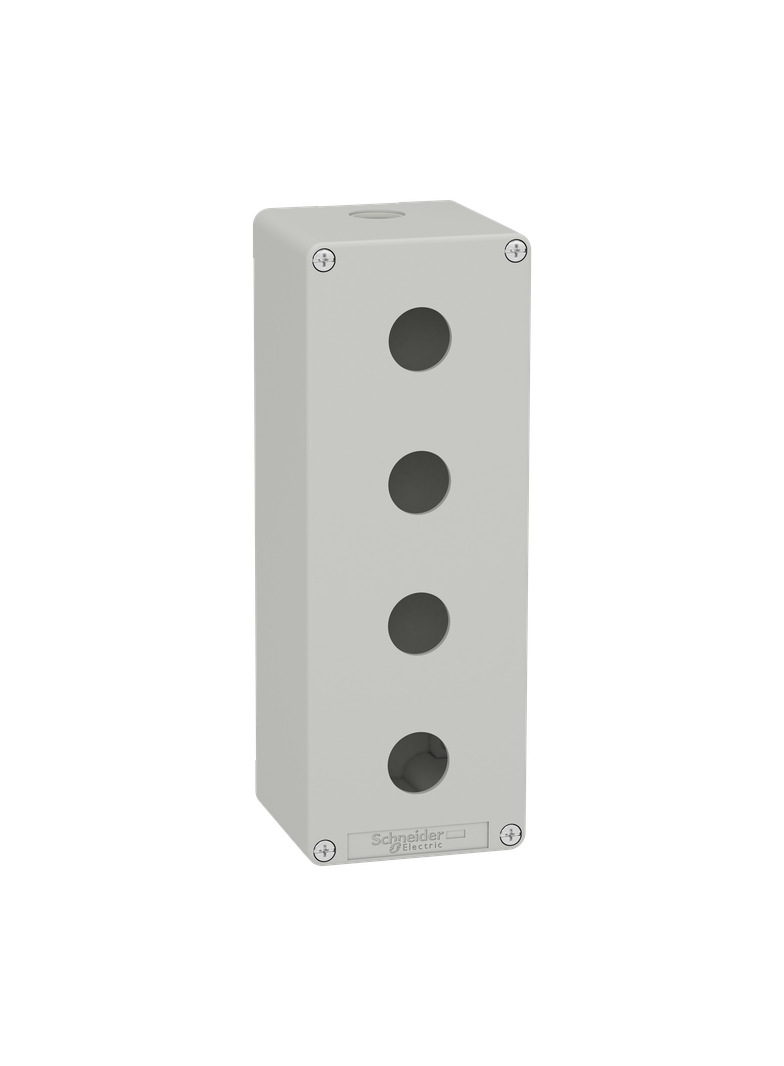 Kaseta sterownika, szara, 4 otwory XAPD4504