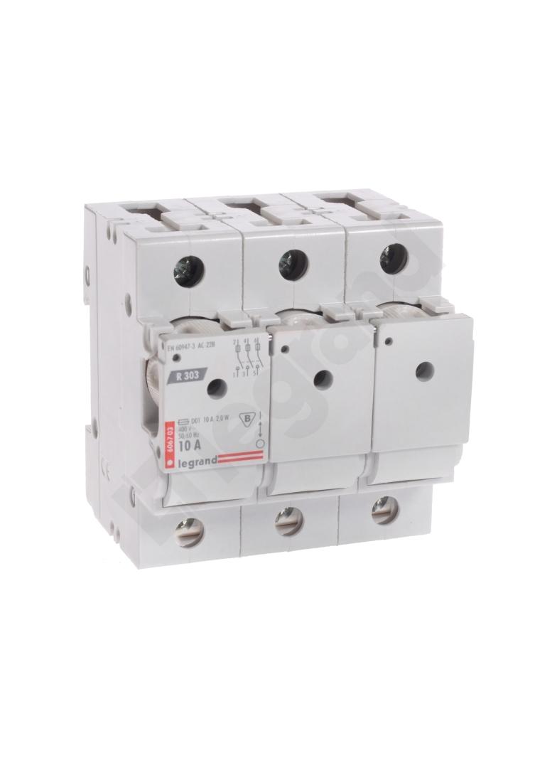 ROZŁĄCZNIK BEZPIECZNIKOWY R 303 10 A 3P, Legrand