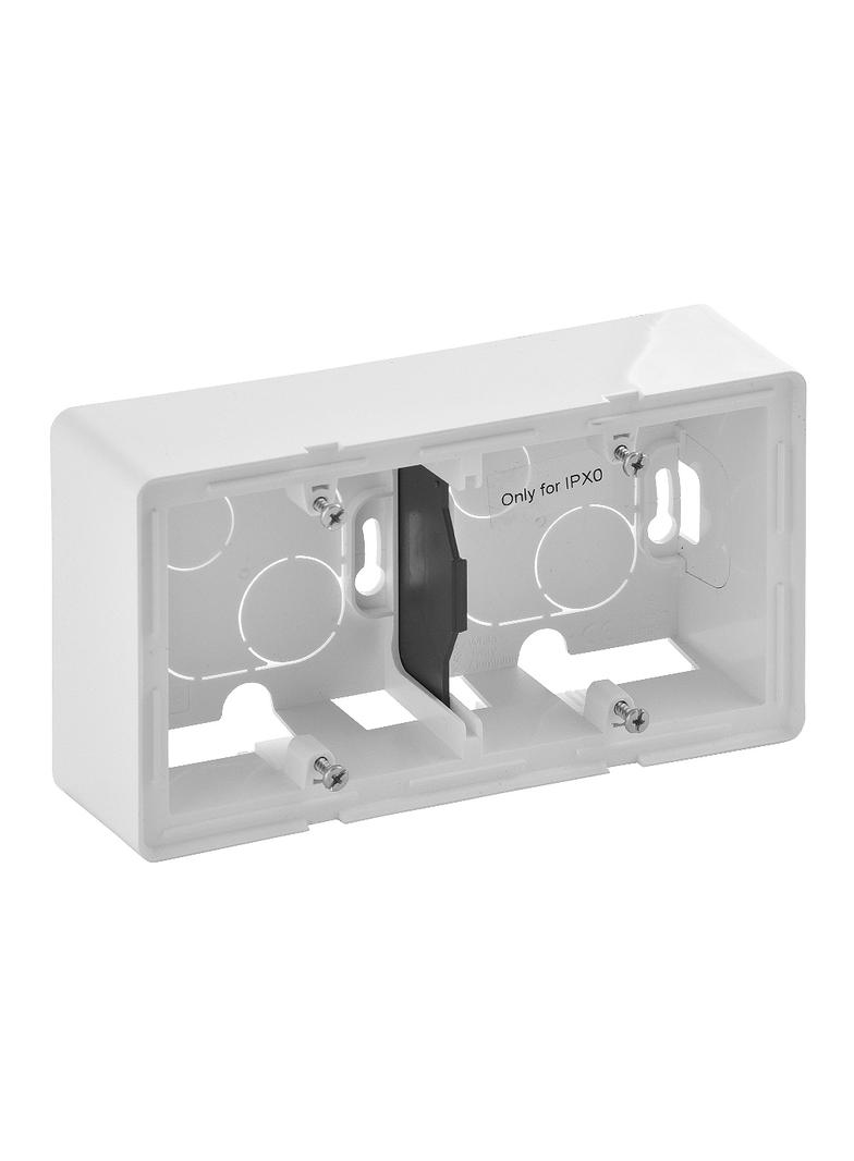 VALENA LIFE PUSZKA NATYNKOWA PODWÓJNA BIAŁA, Legrand