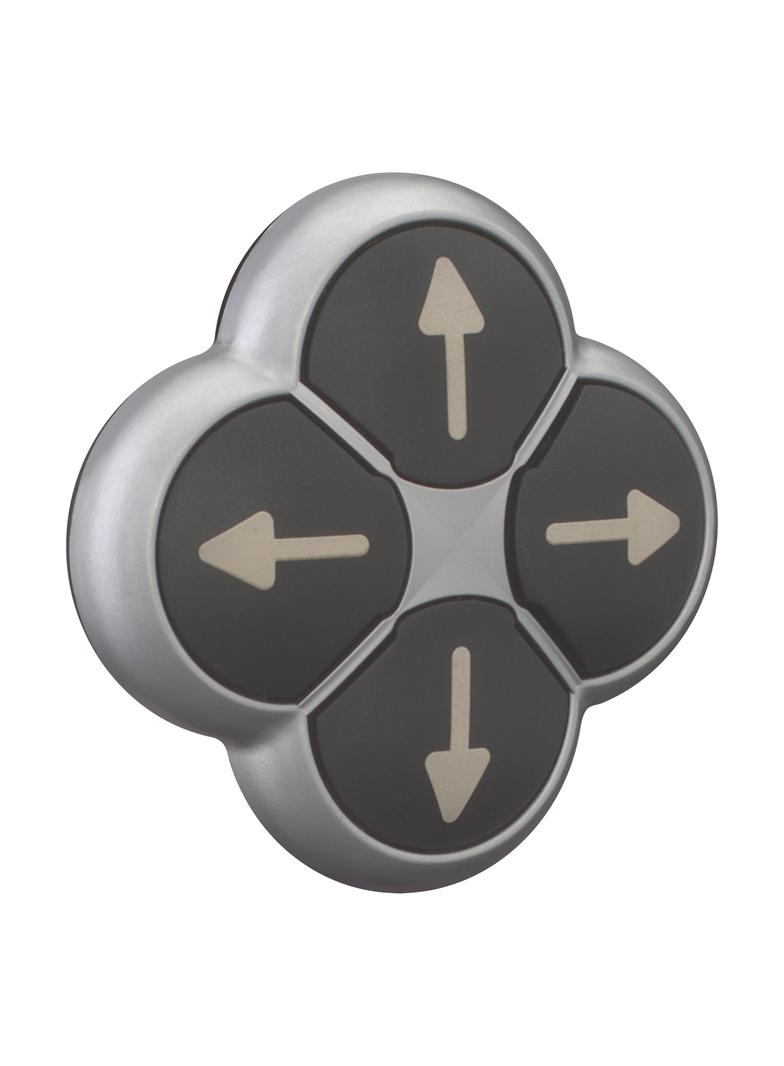 M22-D4-S-X7 Przycisk 4 pozycyjny czarny /strzałki/ z samopowrotem 286336 EATON