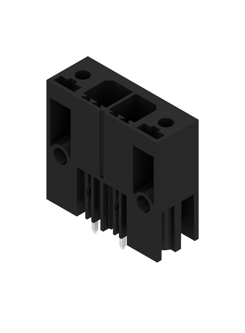 SV 7.62HP/02/180SF 3.5SN BK BX Złącze wtykowe płytek drukowanych /60szt./ WEIDMULLER
