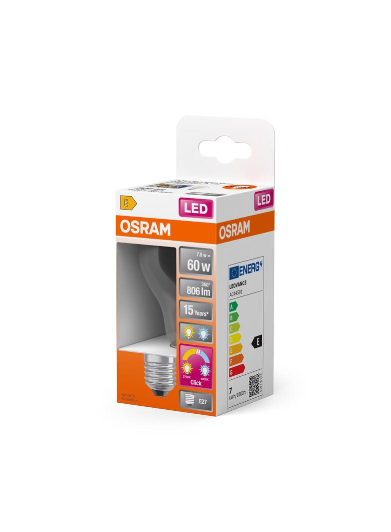 Żarówka OSRAM LED E27 7W 60W DWIE BARWY