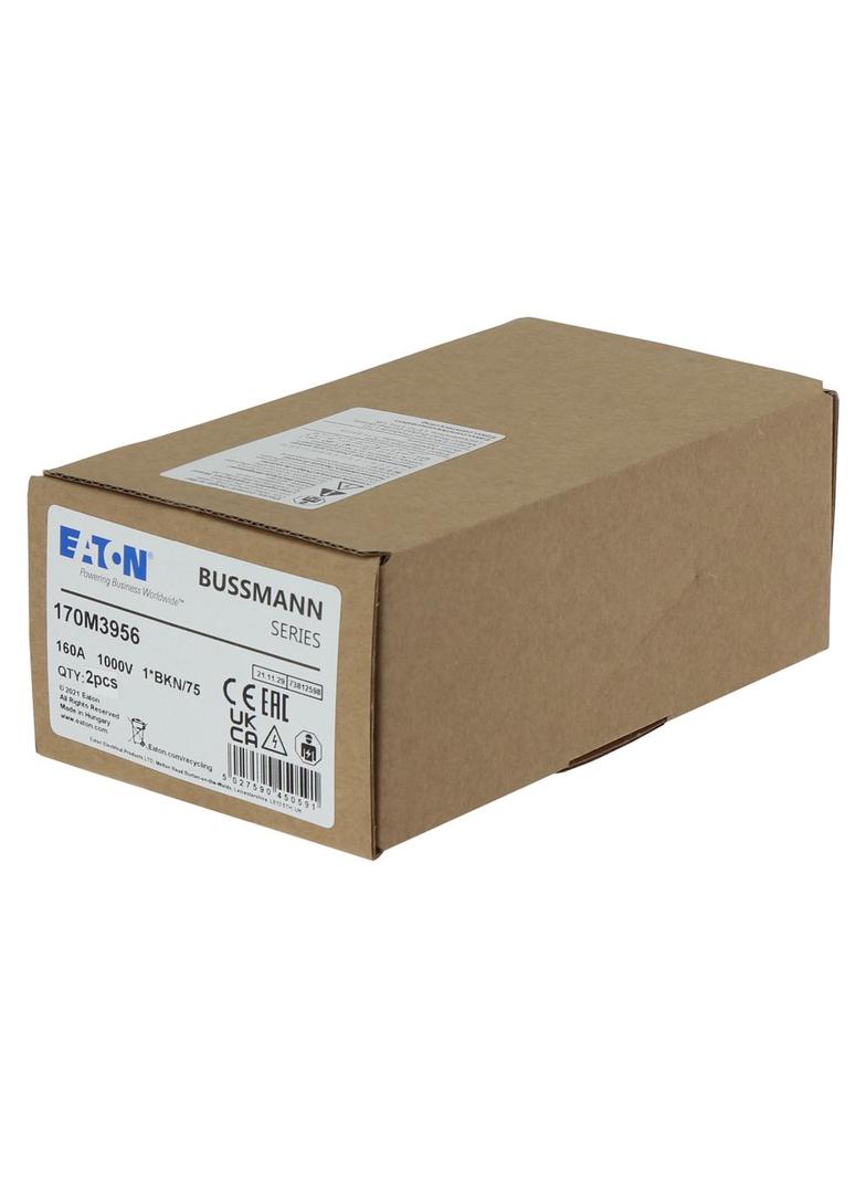 FUSE 160A 1000V 1*BKN/75 AR Wkładka szybka 160A AC 1000V rozmiar 1 43x61x74 mm aR I 170M3956 EATON