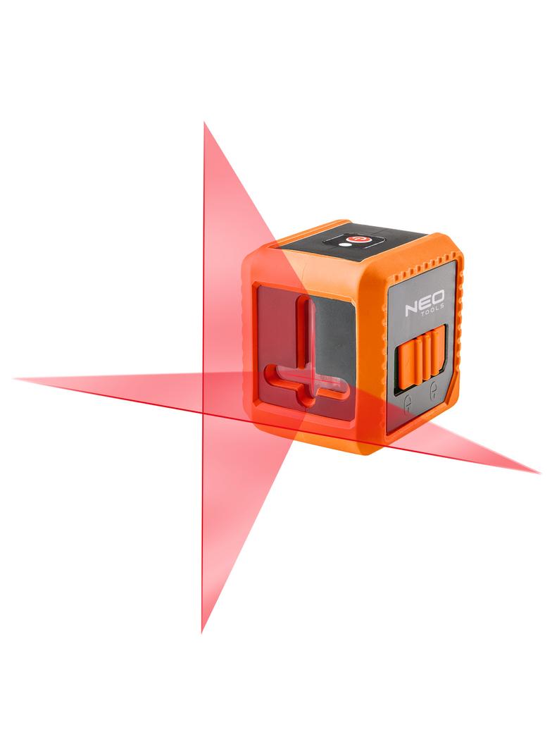 Laser krzyżowy 10 m, z etui i uchwytem magnetycznym