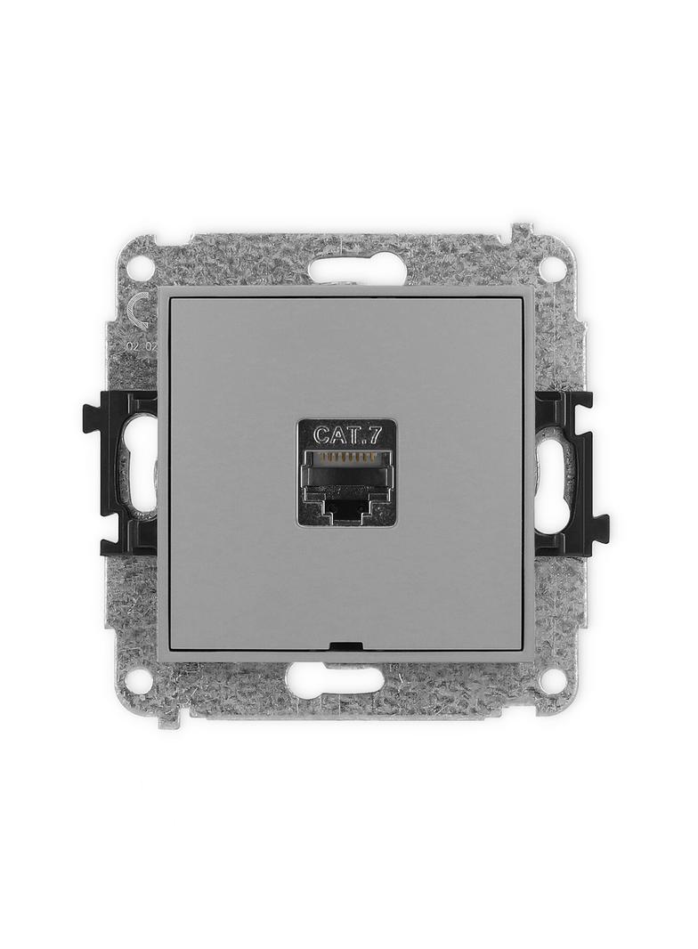 ICON Mechanizm gniazda komputerowego pojedynczego 1xRJ45, kat. 7, ekranowany, 8-stykowy, bez pola op